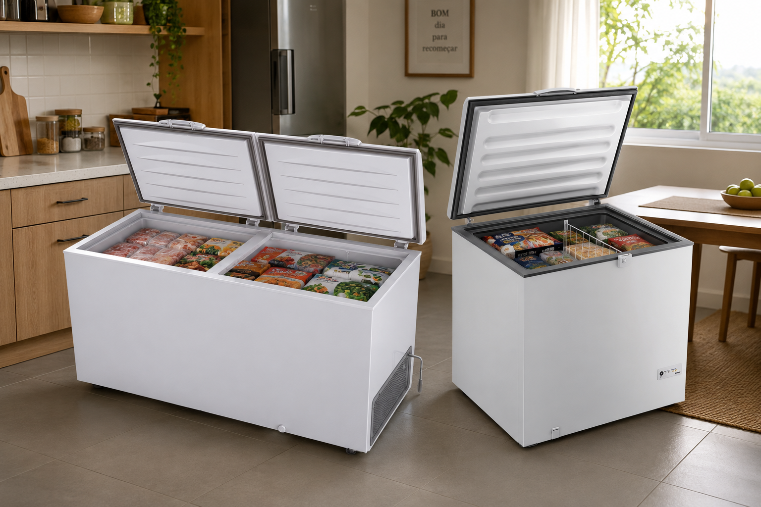 Freezer Horizontal 1 Porta / 2 Portas